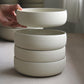 Assiette creuse unie